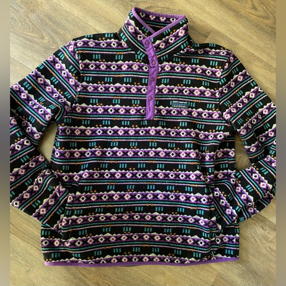 LL Bean Mountain Classic Sweater fleece, size large - Picture 2 of 11
